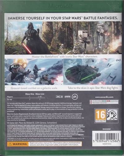 Star Wars - Battlefront  - Xbox One Spil (A-Grade) (Genbrug)